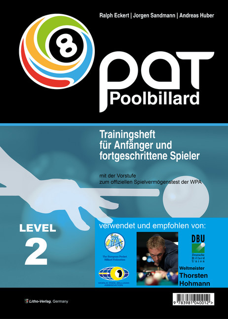 PAT Pool Billard Trainingsheft Level 2 main product photo