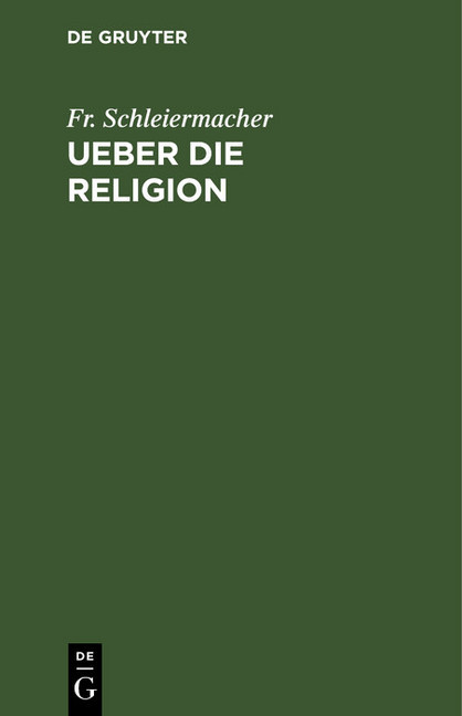 Ueber die Religion main product photo