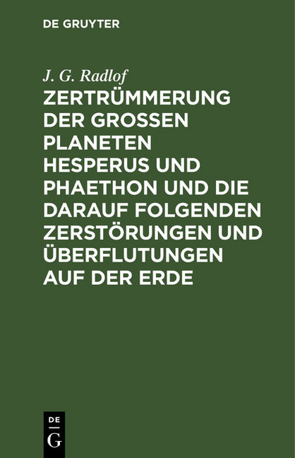 Zertrümmerung der großen Planeten Hesperus und Phaethon und die darauf folgenden Zerstörungen und Überflutungen auf der Erde main product photo