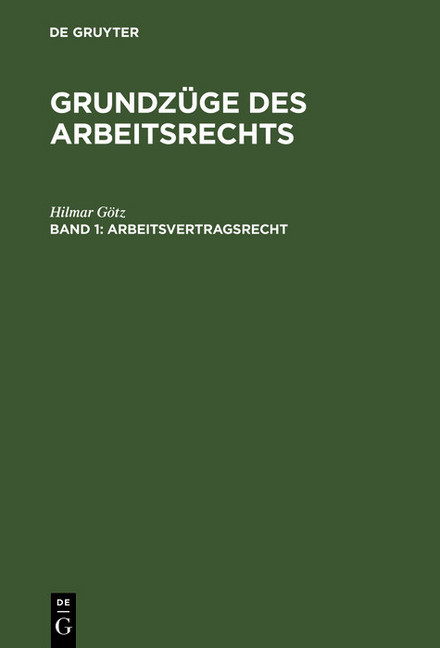 Arbeitsvertragsrecht main product photo