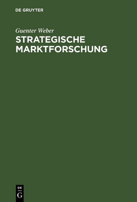 Strategische Marktforschung main product photo