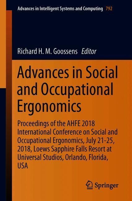 Advances in Social and Occupational Ergonomics main product photo