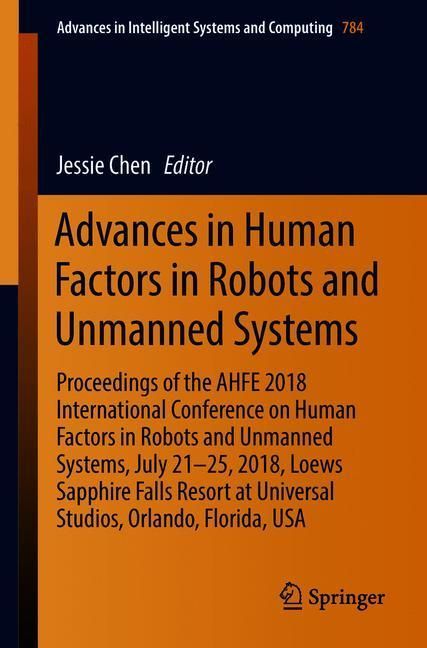 Advances in Human Factors in Robots and Unmanned Systems main product photo