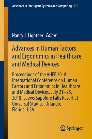 Advances in Human Factors and Ergonomics in Healthcare and Medical Devices main product photo