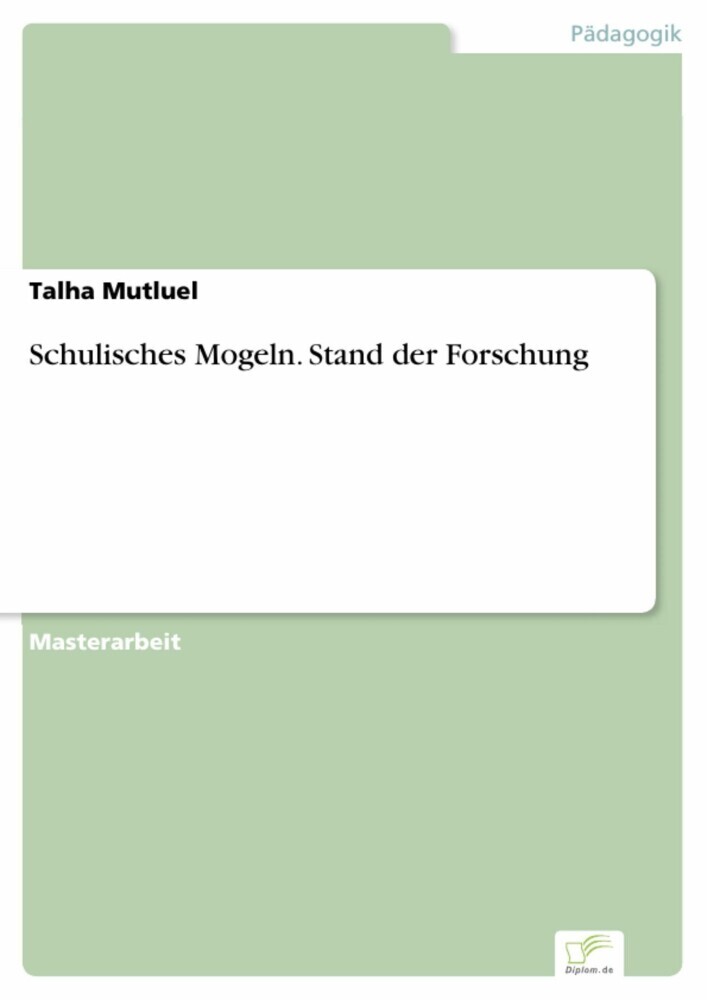 Schulisches Mogeln. Stand der Forschung main product photo