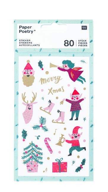Sticker, Jolly Christmas, Classic main product photo