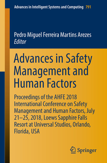 Advances in Safety Management and Human Factors main product photo