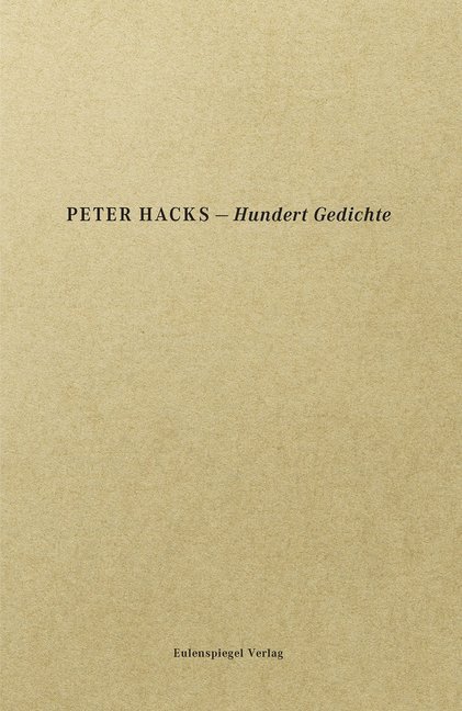 Hundert Gedichte main product photo