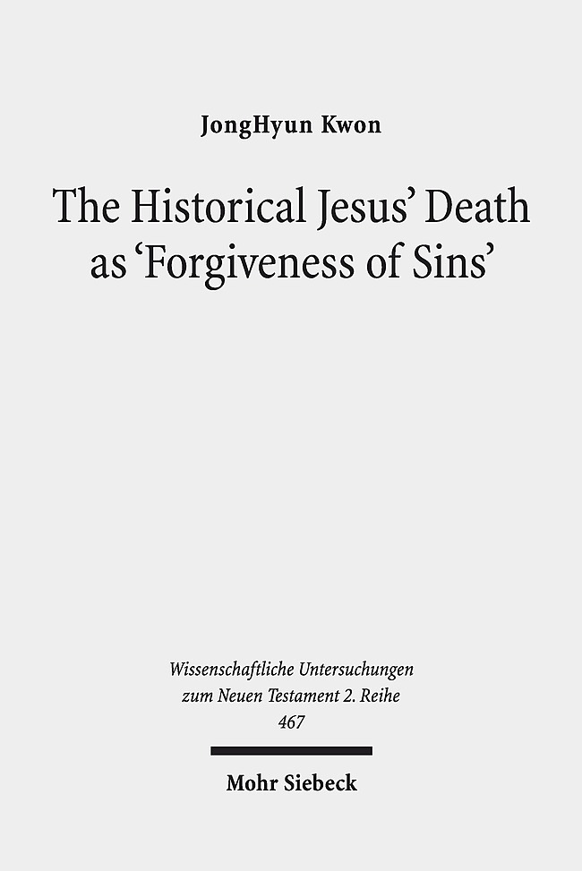 The Historical Jesus' Death as 'Forgiveness of Sins' main product photo