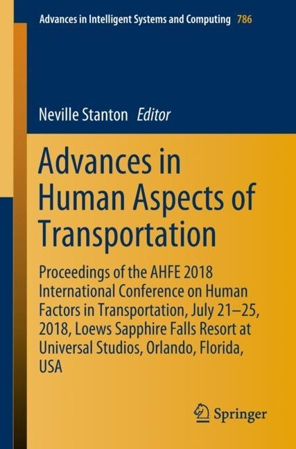Advances in Human Aspects of Transportation main product photo
