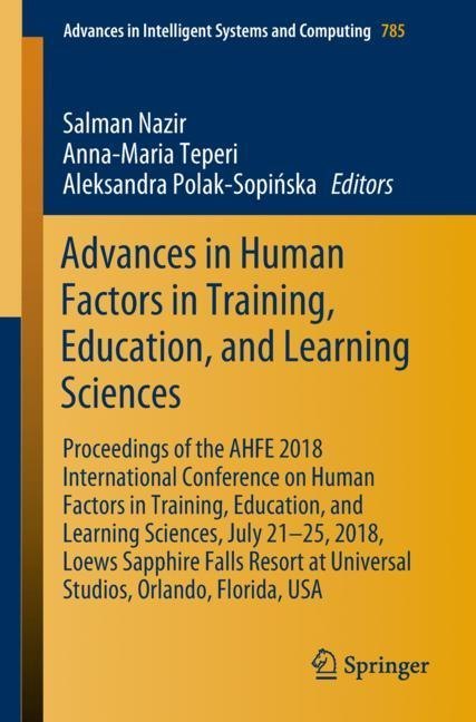 Advances in Human Factors in Training, Education, and Learning Sciences main product photo