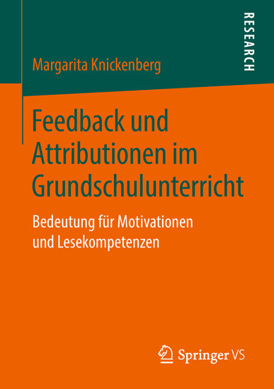 Feedback und Attributionen im Grundschulunterricht main product photo
