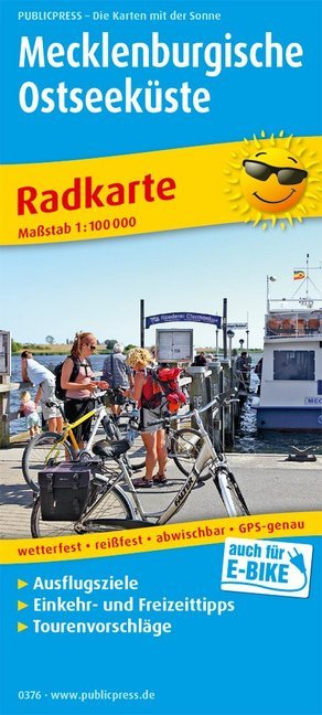 PublicPress Radwanderkarte Mecklenburgische Ostseeküste main product photo