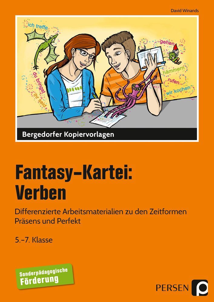 Fantasy-Kartei: Verben main product photo