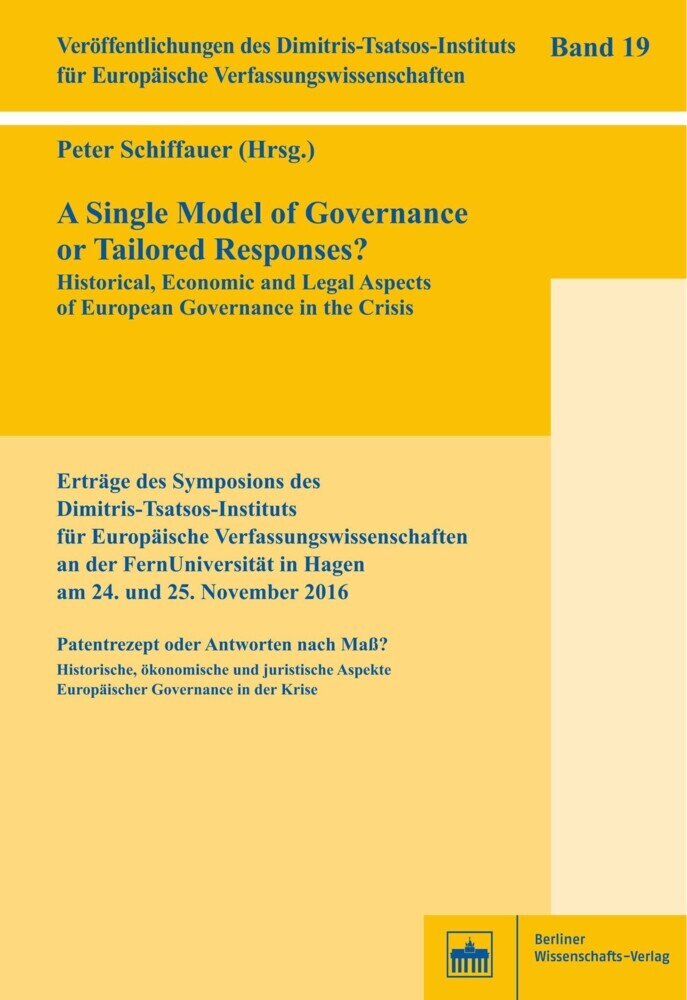 A Single Model of Governance or Tailored Responses? main product photo