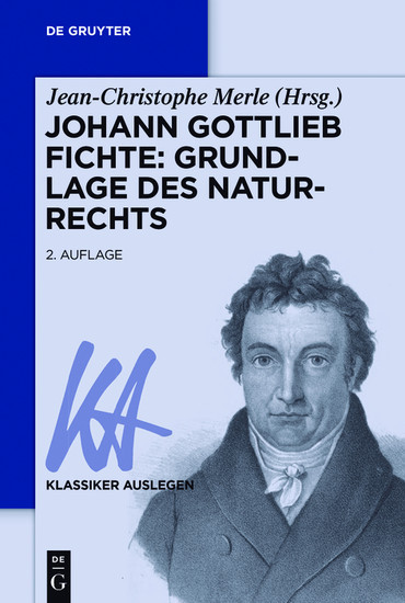 Johann Gottlieb Fichte: Grundlage des Naturrechts main product photo