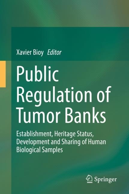 Public Regulation of Tumor Banks main product photo