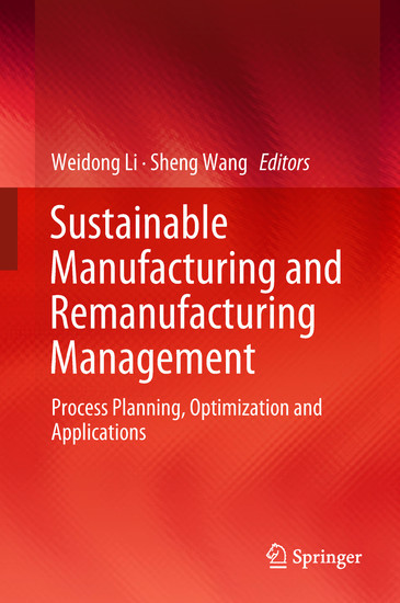 Sustainable Manufacturing and Remanufacturing Management main product photo