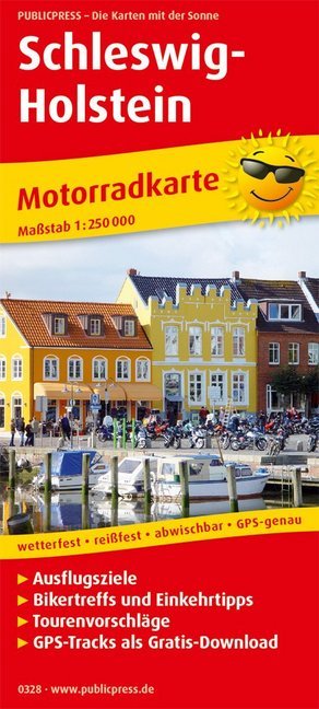 PublicPress Motorradkarte Schleswig-Holstein main product photo