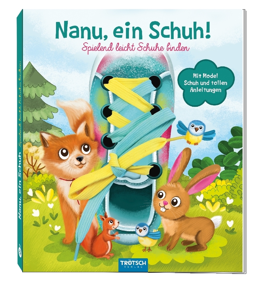 Trötsch Nanu, ein Schuh! Schnürsenkelbuch main product photo