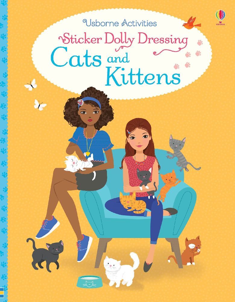 Sticker Dolly Dressing Cats and Kittens main product photo