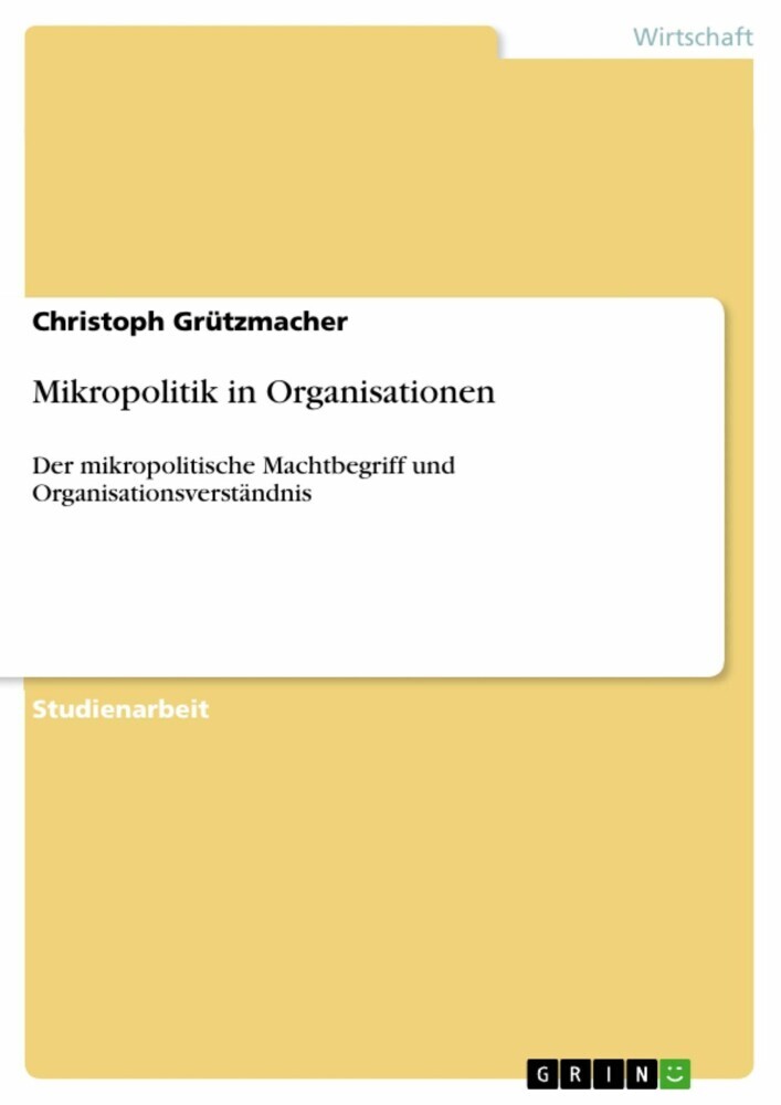 Mikropolitik in Organisationen main product photo
