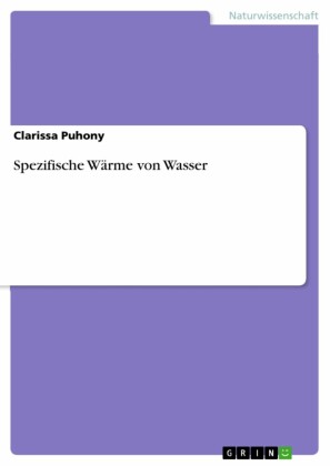 Spezifische Wärme von Wasser