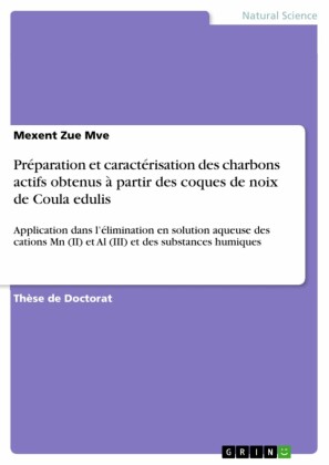 Préparation et caractérisation des charbons actifs obtenus à partir des coques de noix de Coula edulis