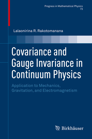 Covariance and Gauge Invariance in Continuum Physics main product photo