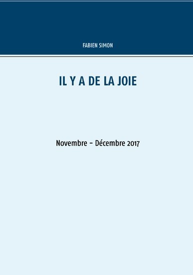 Il y a de la joie. Novembre - Décembre 2017. main product photo