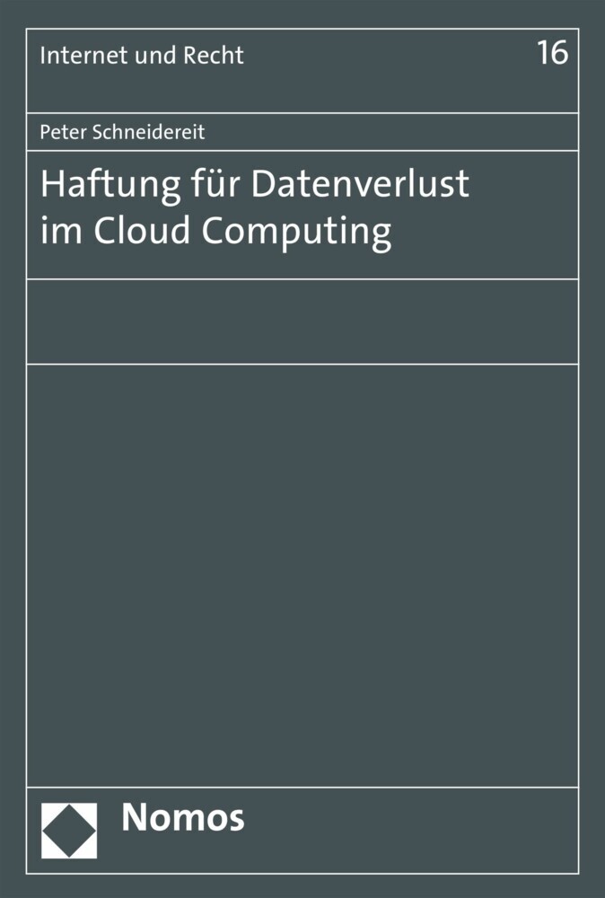 Haftung für Datenverlust im Cloud Computing main product photo