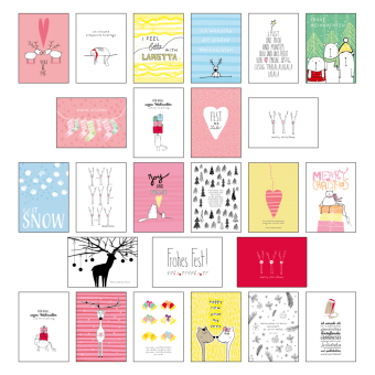 Postkarten-Set Weihnachten. Tl.2