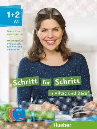 Schritt für Schritt in Alltag und Beruf 1+2, m. 1 Audio-CD, m. 1 Audio-CD, m. 1 DVD, m. 1 Audio-CD, DVD + Audio-CDs