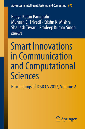 Smart Innovations in Communication and Computational Sciences main product photo