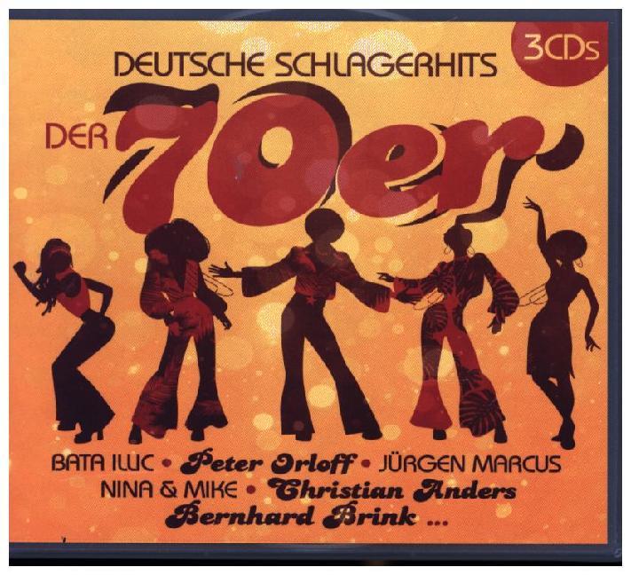 Deutsche Schlagerhits der 70er, 3 Audio-CDs main product photo