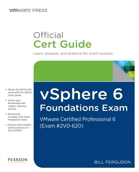 vSphere 6 Foundations Exam Official Cert Guide (Exam #2V0-620) main product photo