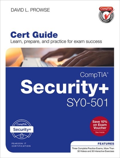 CompTIA Security+ SY0-501 Cert Guide main product photo