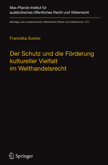 Der Schutz und die Förderung kultureller Vielfalt im Welthandelsrecht main product photo