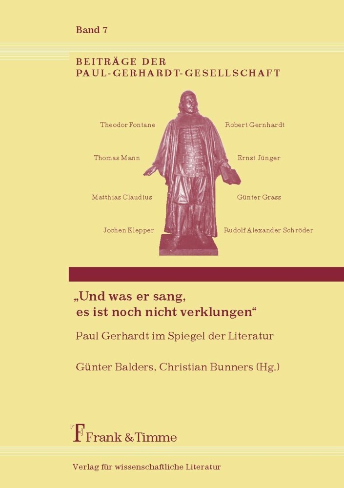 'Und was er sang, es ist noch nicht verklungen' main product photo