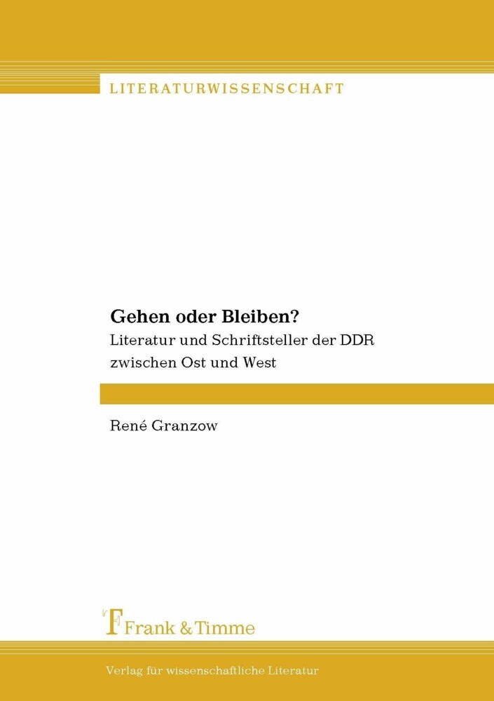 Gehen oder Bleiben? main product photo