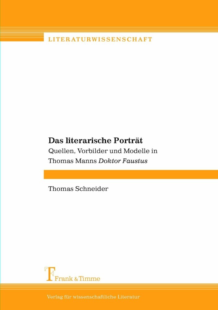Das literarische Porträt main product photo
