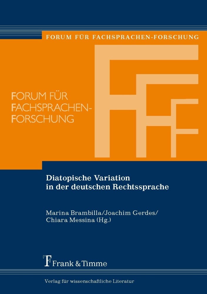 Diatopische Variation in der deutschen Rechtssprache main product photo