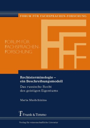 Rechtsterminologie - ein Beschreibungsmodell