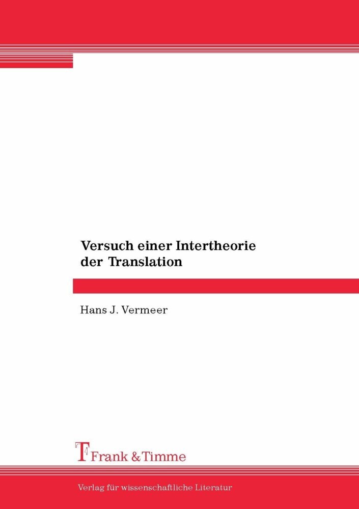 Versuch einer Intertheorie der Translation main product photo