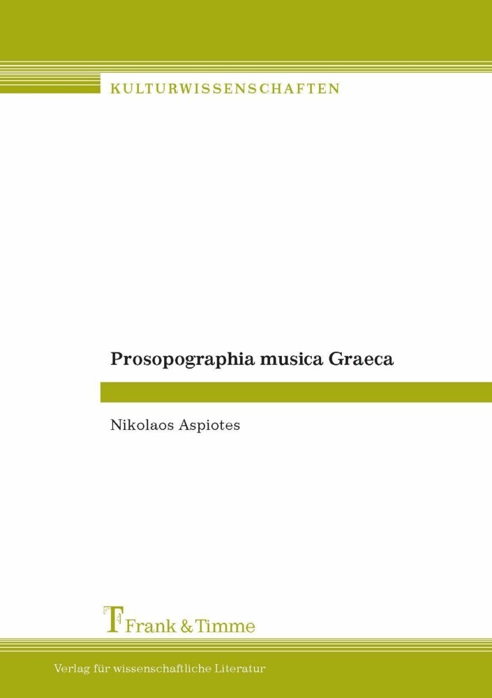 Prosopographia musica Graeca main product photo