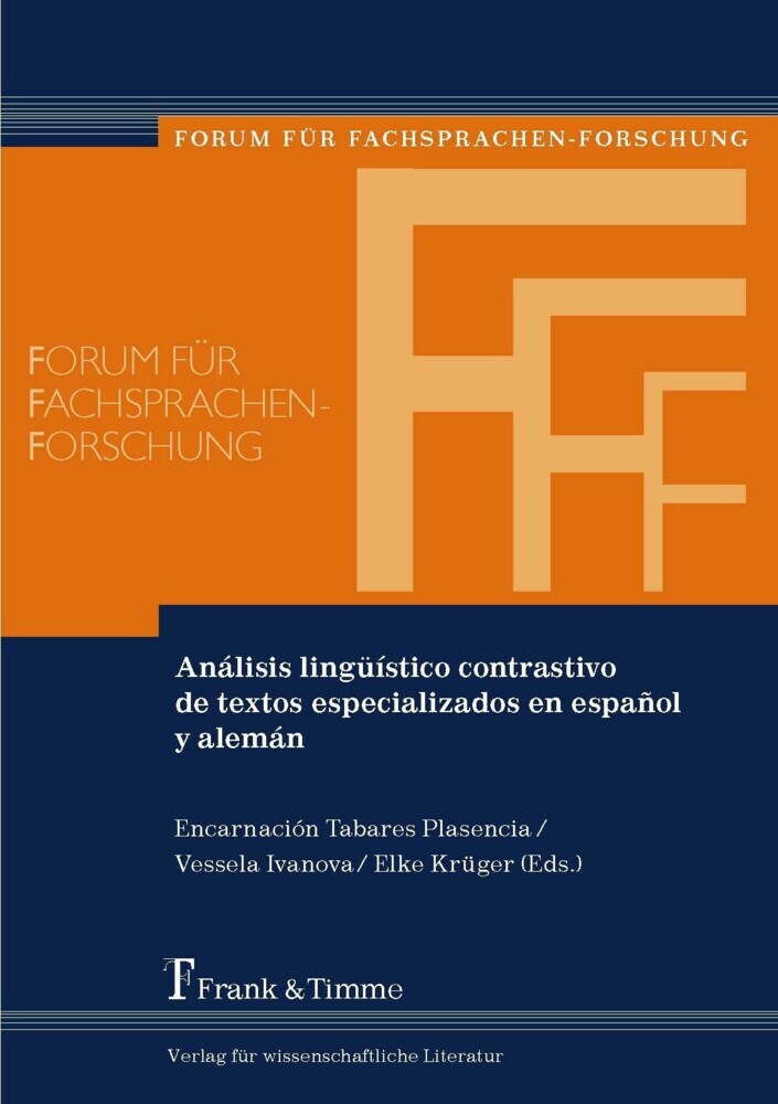 Análisis lingüístico contrastivo de textos especializados en español y alemán main product photo