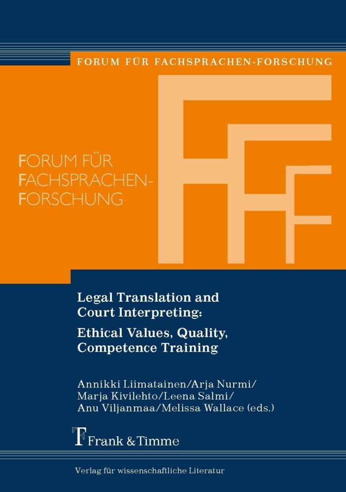 Legal Translation and Court Interpreting: Ethical Values, Quality, Competence Training main product photo