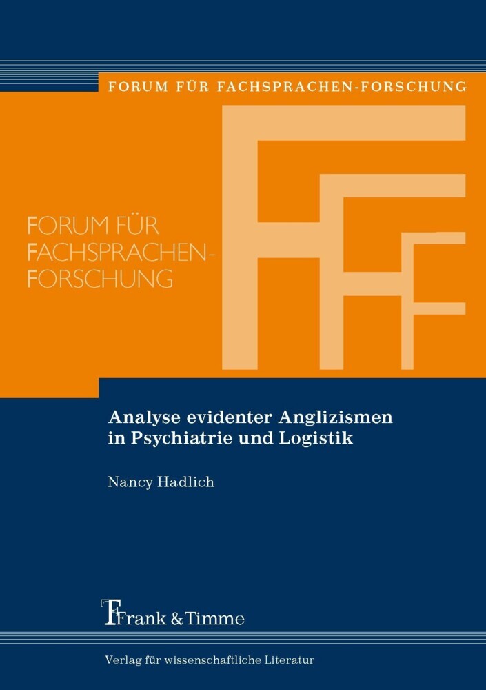 Analyse evidenter Anglizismen in Psychiatrie und Logistik main product photo