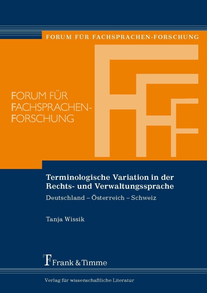 Terminologische Variation in der Rechts- und Verwaltungssprache main product photo