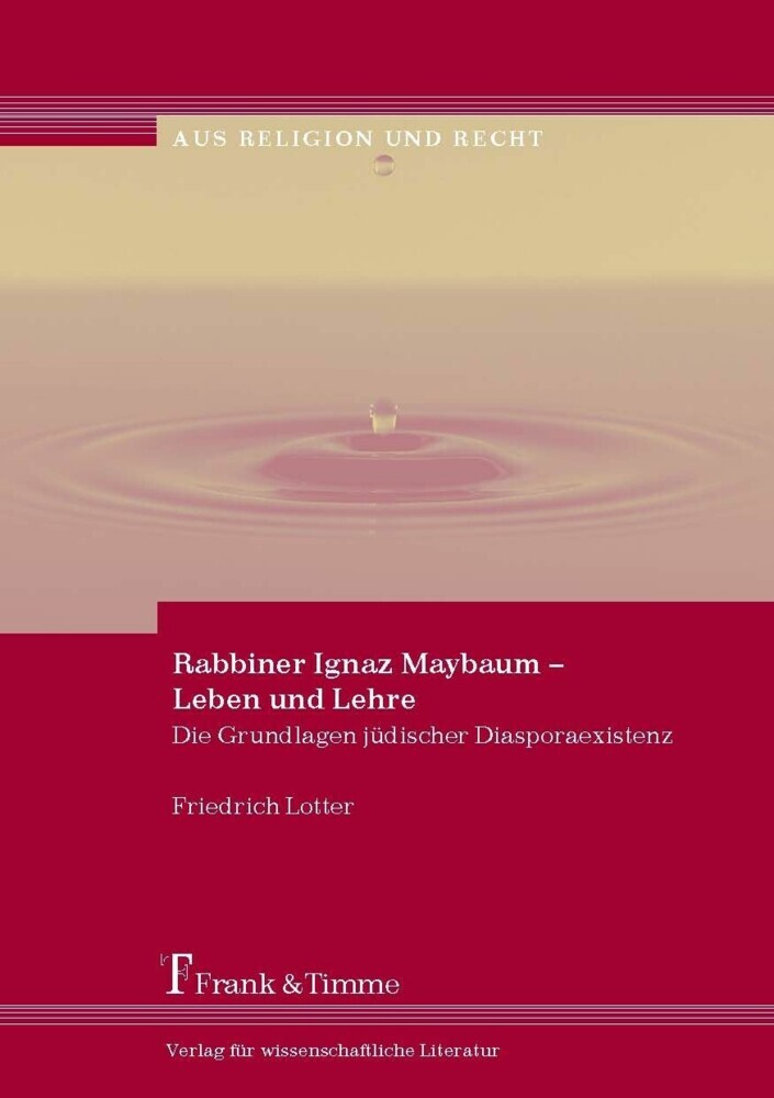 Rabbiner Ignaz Maybaum - Leben und Lehre main product photo